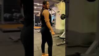 delhi vivek vihar gym video reel | Tiktok fame | Indian Girl | good figure