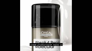 Protectie termica & hidratare pentru parul deteriorat cu crema leave in Absolut Repair Molecular