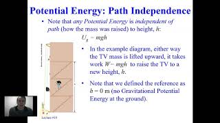 Potential Energy Mechanical Energy Conservation of Energy Lecture