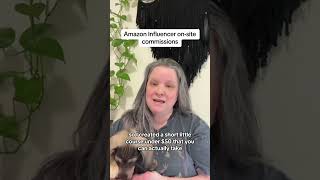 Clup from my last live going over the Amazon influencer onsite commissions program