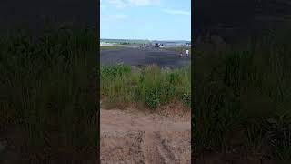 planes waiting at Exeter airport for the Torbay airshow