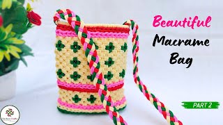 How to make Macrame Bag | Bolsa de Macrame Part 2