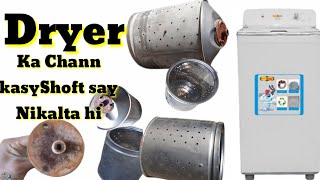 how to repair steel body single dryer spinner kay channai ko kaise change karte hain