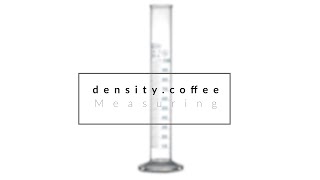 Measuring Coffee Density