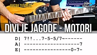 Divlje Jagode - Motori (1982) | Lekcija Za Gitaru | Guitar Tutorial | Dalibor Stojanovski