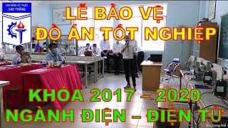 Lễ Bảo Vệ Đồ Án Tốt Nghiệp Ngành Kỹ Thuật Điện Điện Tử Khóa 2017