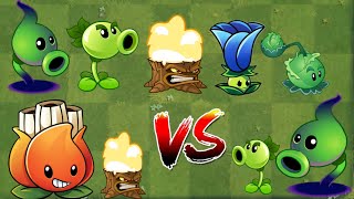 PVZ 2 Shadow Peashooter & A.K.E.E. &Repeater & Torchwood