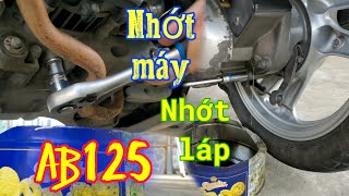 Thay nhớt cho xe AB125_[Xe & Tự Sửa Xe]