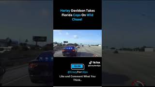 Florida highway patrol police chase motorcycle! #floridahighwaypatrol #policechase #policepursuit