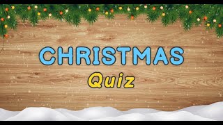 Christmas Vocabulary quiz in English