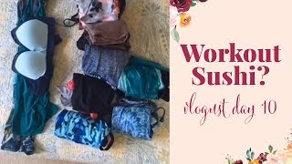 Organizing my Activewear, Vlogust 2018 Day 10