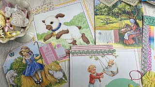 How I use vintage children’s book pages! Idea 1 #readysetstash @ChasingRetro