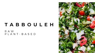 RAW TABBOULEH RECIPE | OH HAPPY MEI