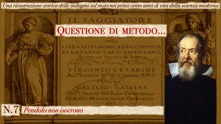 Questione di metodo 7: Pendolo non isocrono