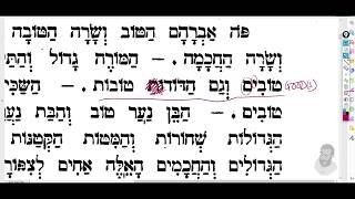 Israelites: Introduction to Classical Hebrew: Lesson 8 "More Nouns & Adjctives"