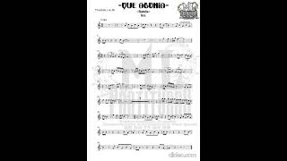 Que agonia hugo guzman instrumental (partitura) #partitura #covermusic #music