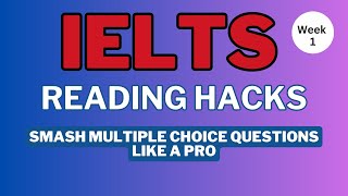 IELTS Reading Hacks Smash MCQ Like a Pro #ielts #ieltsmcq #ieltsreading  #tips #tricks #mcq