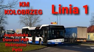 [SPECJAŁ] KM Kołobrzeg, linia 1 - Solaris Urbino 12 IV #190