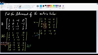 Determinants Using the Properties of Determinants