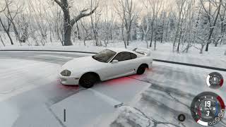 Toyota Supra MK4  Winter Drift 13.5 Inch Winter Tires BeamNG #spoolingdieseldesigns