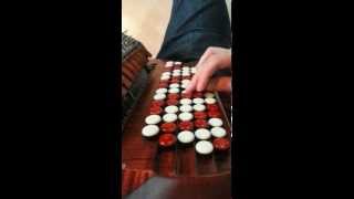 Learn Chromatic Accordion (C System) chromatic scale on 3 rows