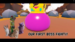 LETS BEAT OUR FIRST BOSS!!