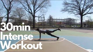 Try this Quick & Simple 30min Workout With Basketball