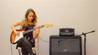 Alexandra Maiolo "SRV" Eric Johnson cover (allievi di V.Grieco) Peavey Valveking 20 Micro head