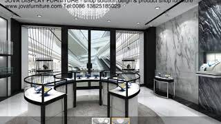 jewelry shop furniture, interior design for gold shop