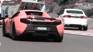 Best color McLaren 650S cruising in Monaco  on a 650S!