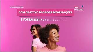 CÂMARA MUNICIPAL DE AÇAILÂNDIA INICIOU A CAMPANHA OUTUBRO ROSA/2023