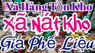 Thanh lý kịch nóc, sập sàn lô hàng đầu búa, đèn led nháy, đèn năng lượng, máy mài khuôn, dây xích…vv