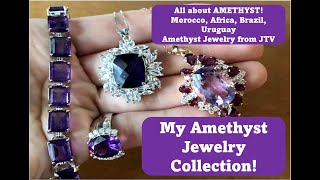 My Amethyst Jewelry Collection!  All About Amethyst ~ Lots of Pretty Pieces from JTV