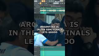 I made a beat for Lionel Messi⚽#shorts #flstudio #argentina