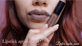 ASMR Español - Lipstick application | Mouth sounds, tapping, whispering/susurros | +35min