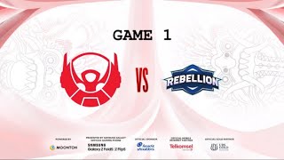 BIGETRON ALPHA vs REBELLION |WEEK 3 DAY 3 | GAME 1