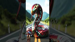 Superheroes as Snake Robot 🐍🤖 💥 Avengers vs DC - All Marvel Characters #avengers #shorts #marvel #dc