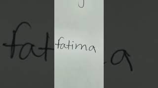 How I imagine your handwriting based off of your name!