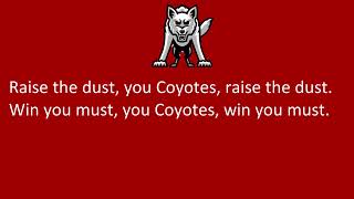 University of South Dakota's Secondary Fight Song, "Get Along Coyotes"