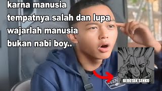 mentahan meme: karna manusia itu tempatnya salah dan lupa...