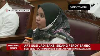 KESAKSIAN SUSI ART SAMBO.. PUTRI CANRAWATHI MENANGIS ..QUAD LARANG JOSUA NAIK