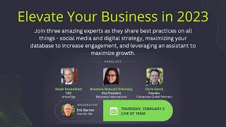 Elevate Your Business in 2023 Webinar