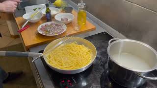 Linguine con Alici e bottarga