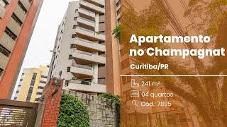 Apartamento, 04 Quartos, 03 Vagas, Churrasqueira à Carvão, Champagnat, Curitiba.