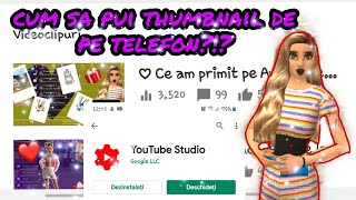 🤩 Cum să pui thumbnail de pe telefon 🤩