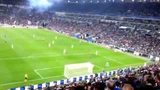 14/04/2015 Curva Nord Juventus - Monaco 1-0 Rigore di Arturo Vidal.