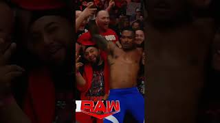 Montez Ford chills with the crowd #wwe #shorts #short #clips #entertainment