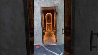 Luxurious private SPA center with Klafs sauna and luxurious steam bath in a classic design. #klafs