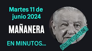 💩🐣👶 AMLITO | Mañanera *Martes 11 de junio 2024* | El gansito veloz 2:57 a 1:49.