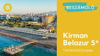 TÖRÖK LUXUSSZÁLLODA ☀️ Kirman Belazur 5* ultra all inclusive hotel Belek